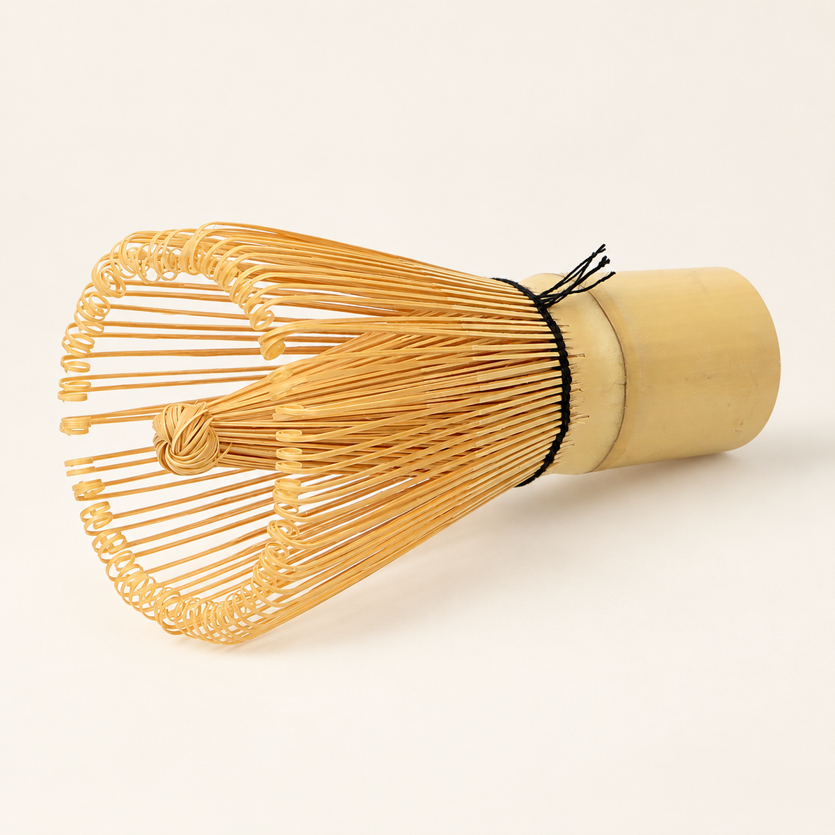 Bamboo matcha whisk in the cream studio
