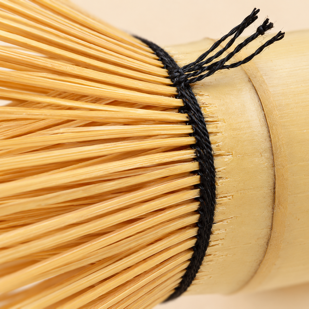 Bamboo matcha whisk, material detail