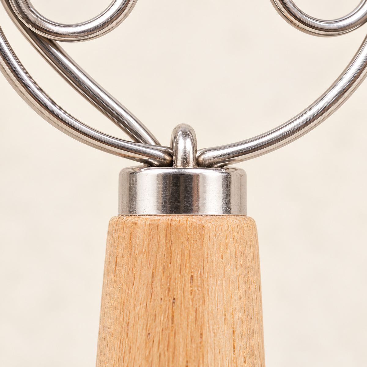 Danish dough whisk, material detail