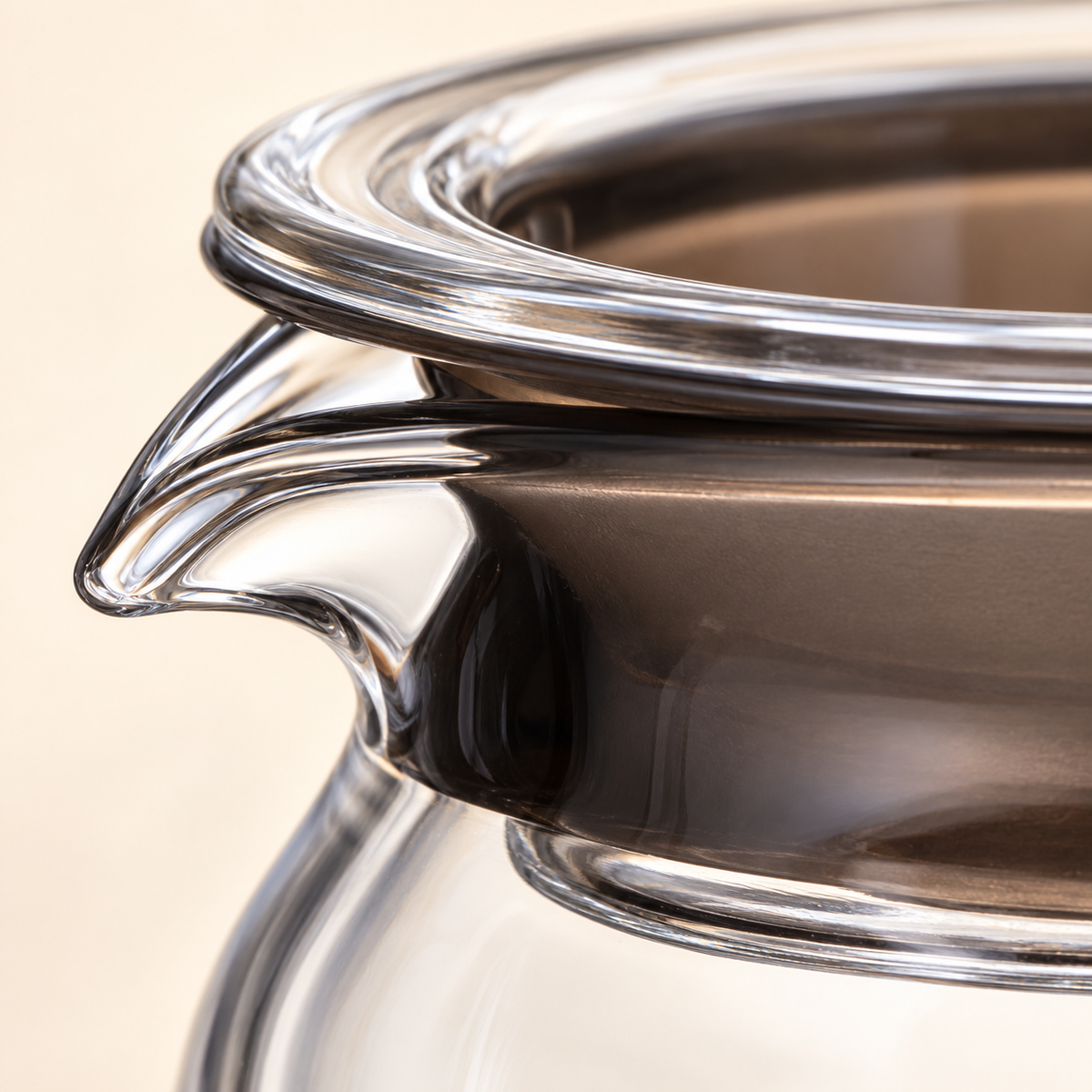 Glass coffee server, 600 ml, material detail