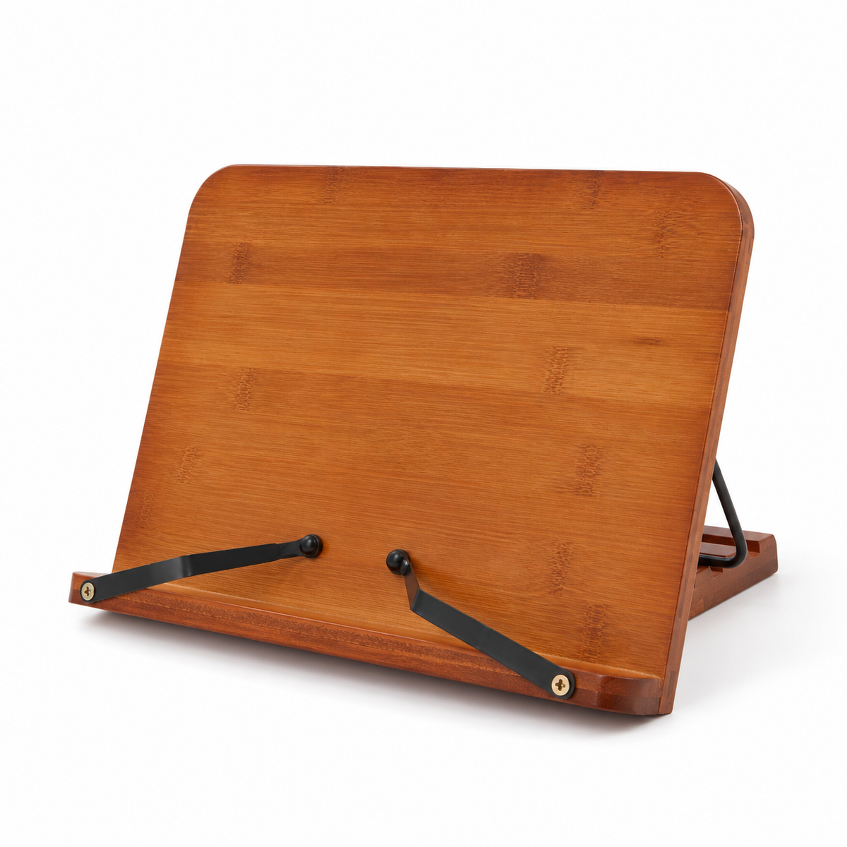 Reading Rest - Compact Bamboo Stand: on a white background