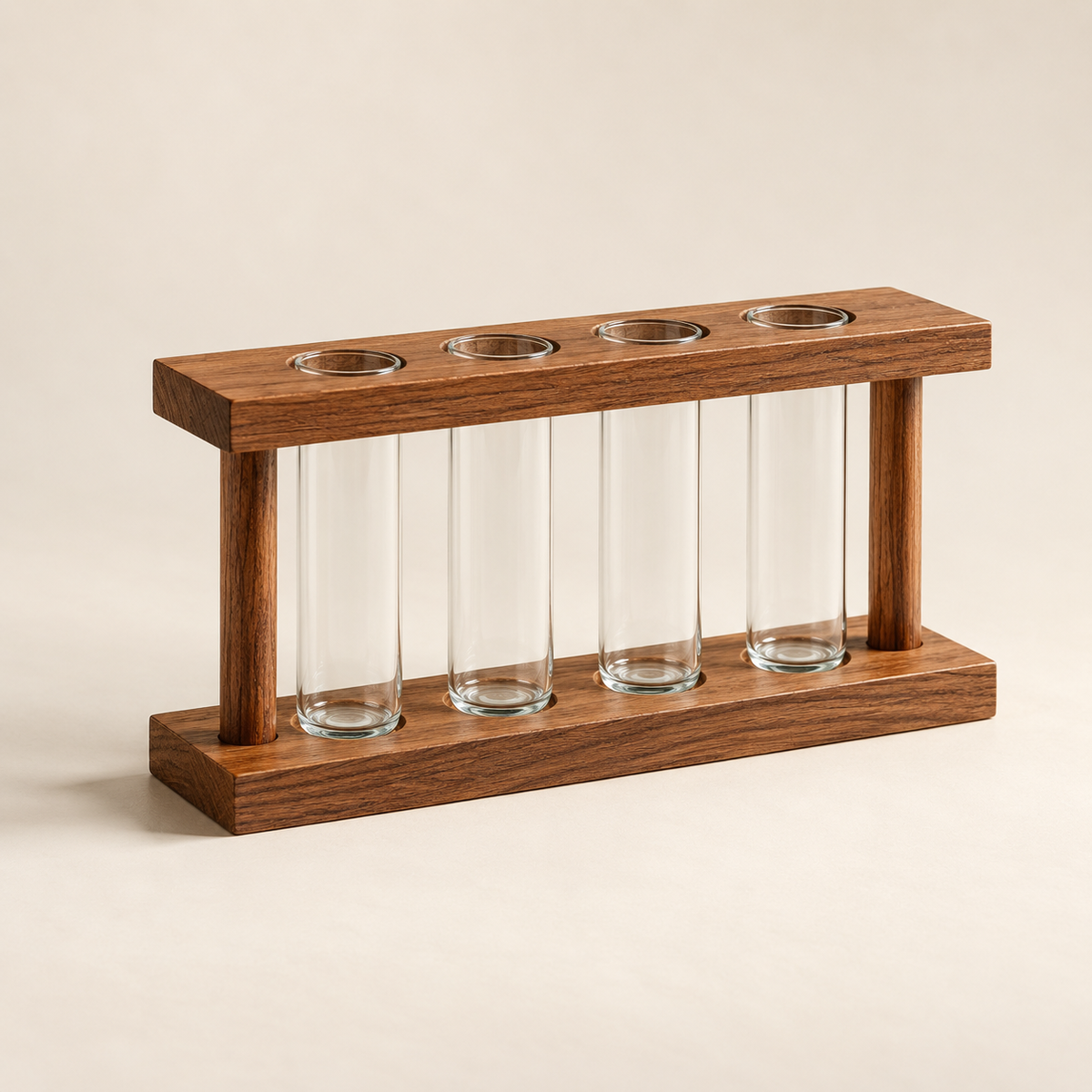 New Roots Four-Tube Propagation Stand: on a cream background