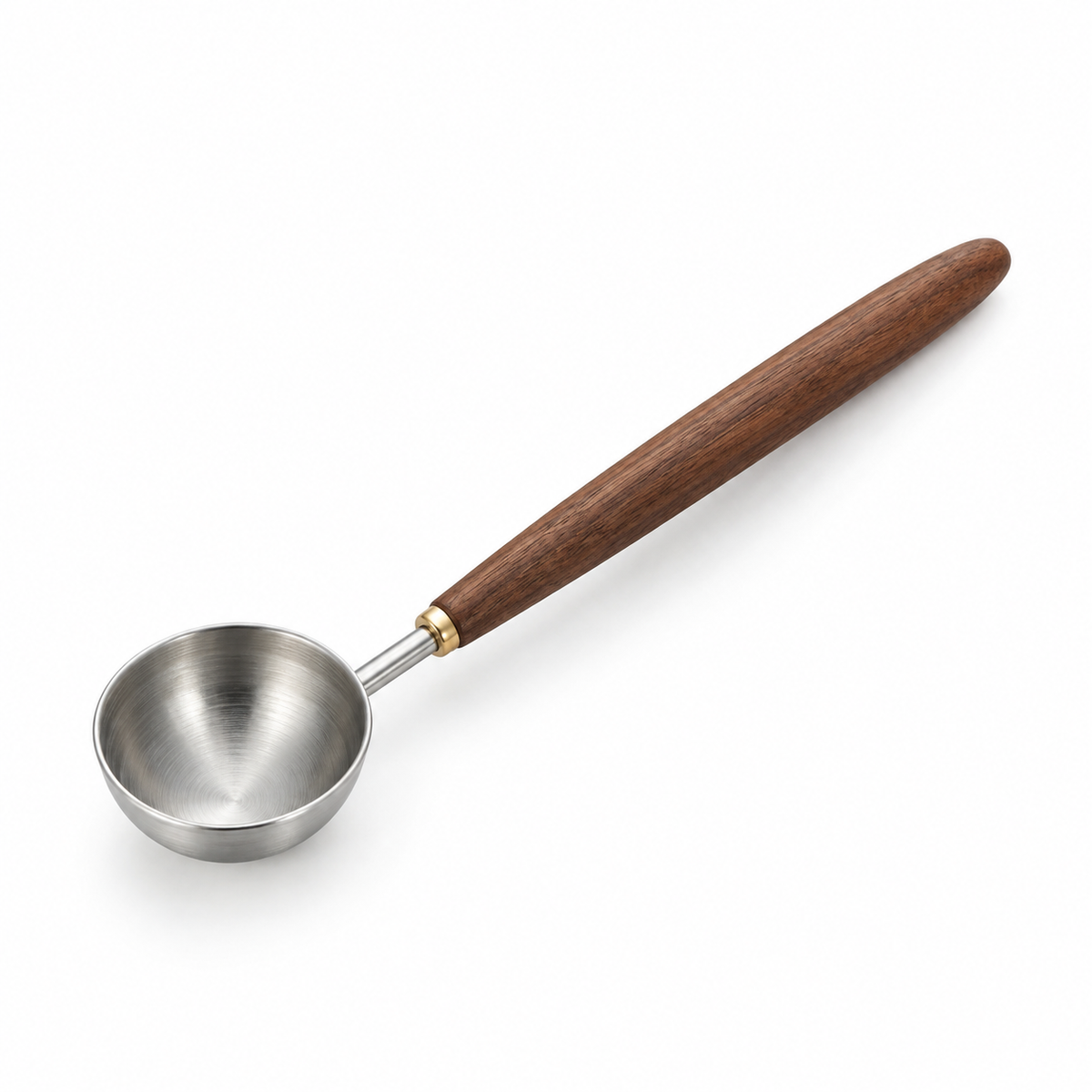 Daily Measure Stainless Coffee Scoop: on a white background