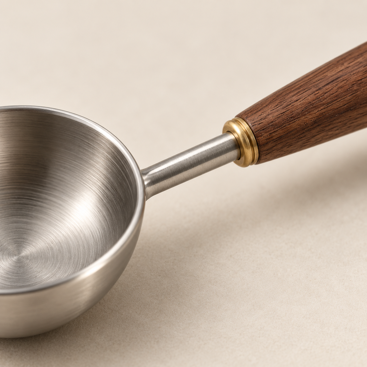 Daily Measure Stainless Coffee Scoop: close-up detail
