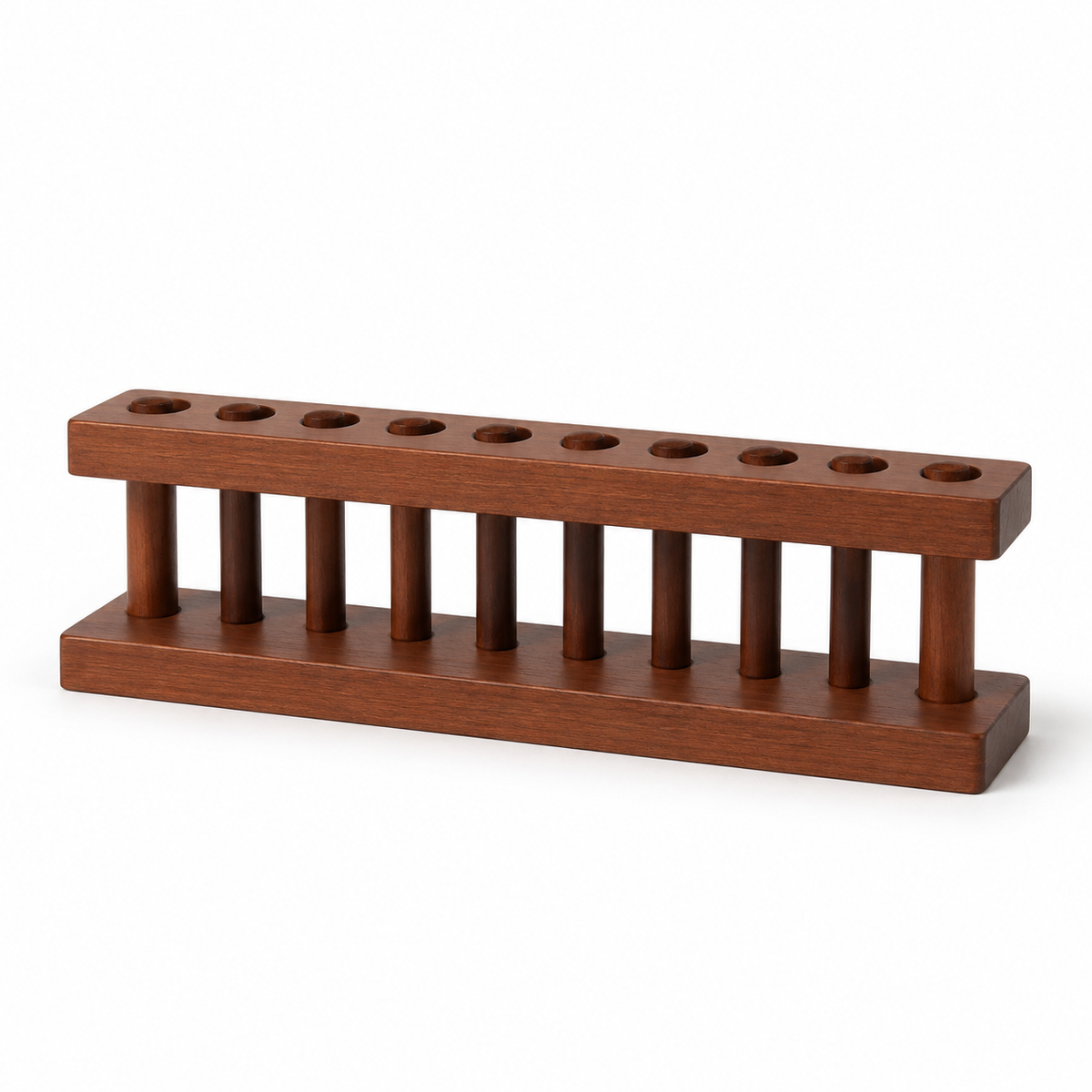 Order Pen and Brush Rack - Dark Timber Tone: on a white background