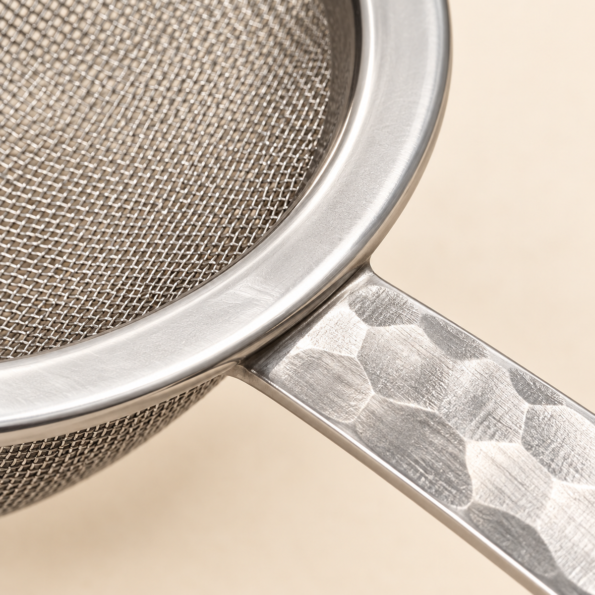 Stainless steel matcha sifter, material detail