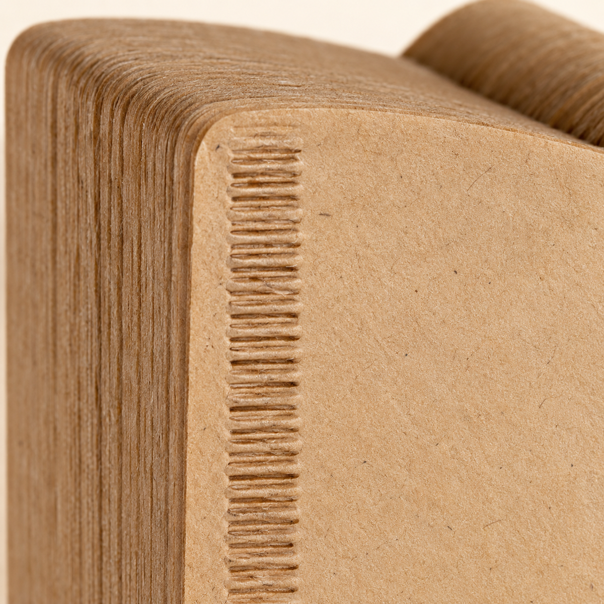 Brown coffee filters, pack of 100, material detail