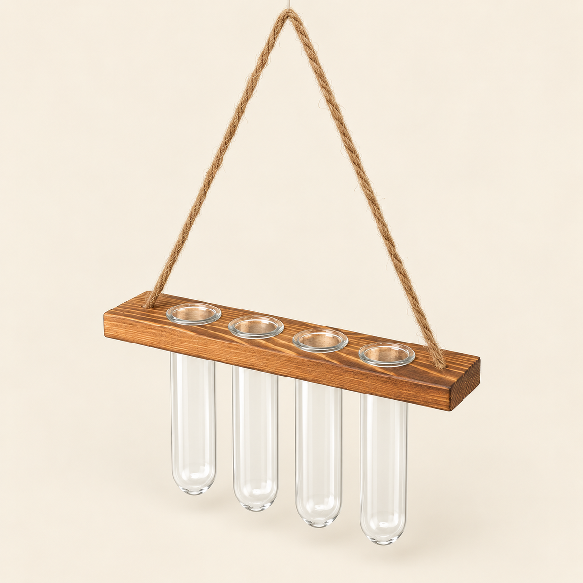 Hanging glass propagation station, another view and included pieces